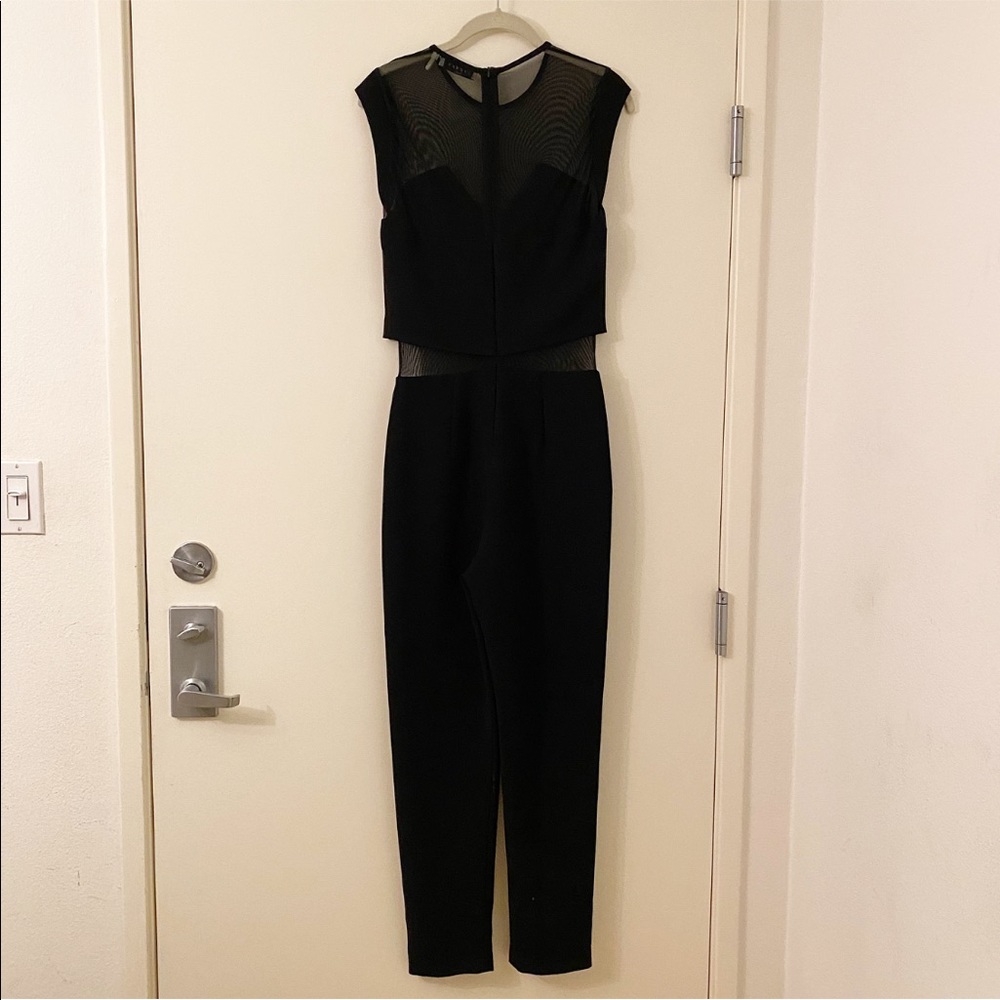 Sandro Mesh Insert Jumpsuit - image 2